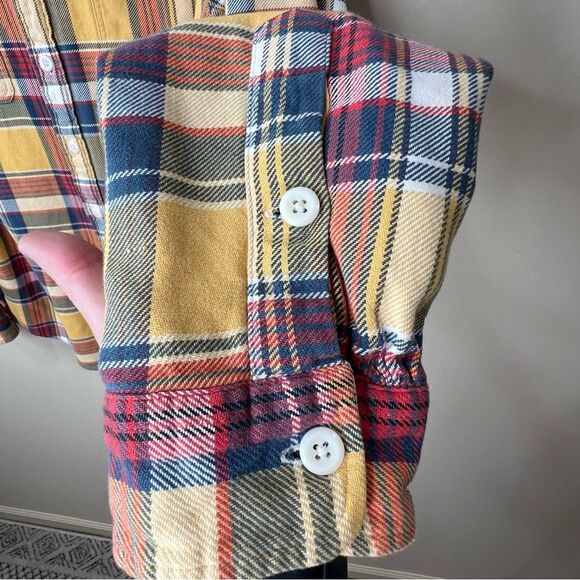 Polo by Ralph Lauren Plaid Classic 90’s Long Sleeve Button Down Flannel Large - Picture 6 of 12